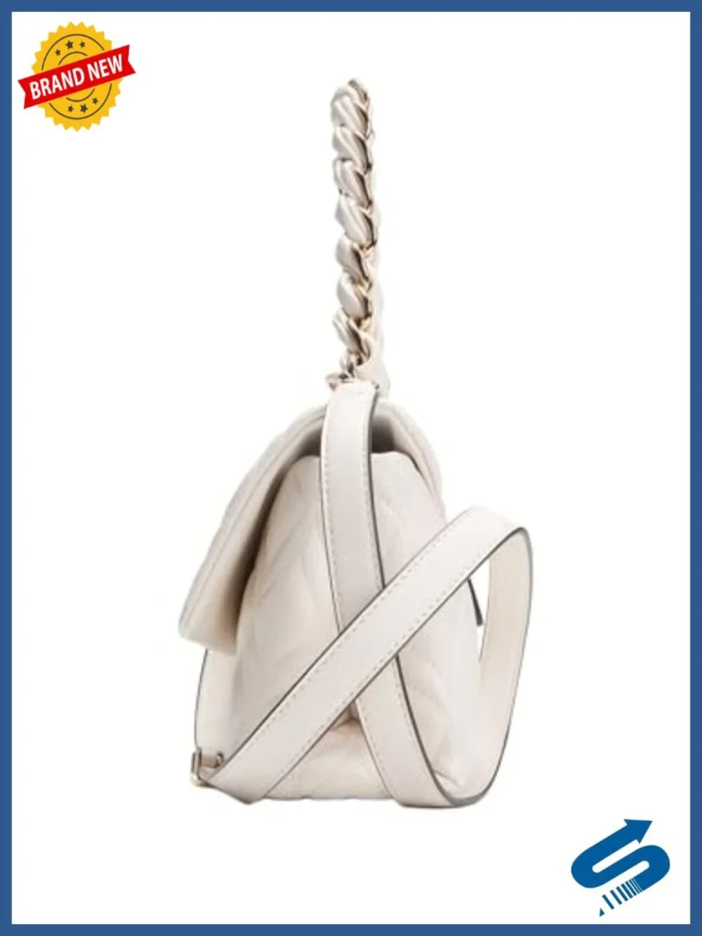 Polyurethane Flap Crossbody Bag with Card Slots